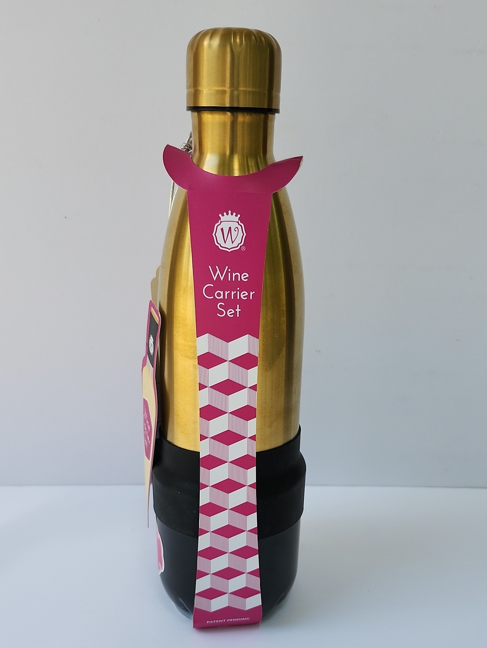 NWT WILD EYE DESIGNS WINE CARRIER SET